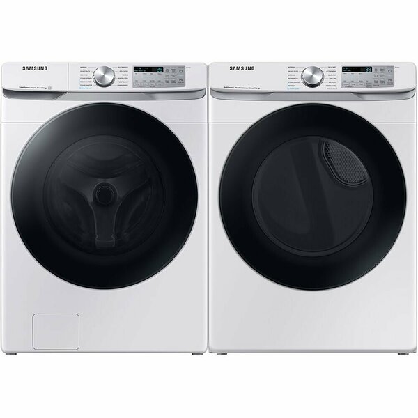 Almo Smart Front Load Washer and Gas Dryer Set WF45B6300AW-G-KIT